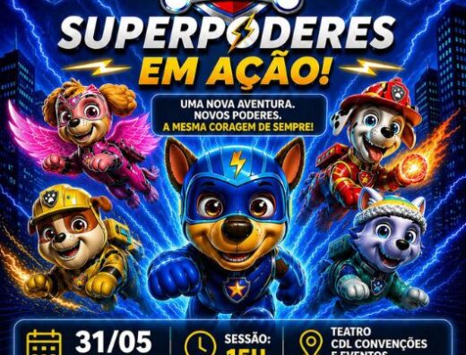 PATRULHA CANINA SUPER PODERES. Uberlândia – Maio 2026